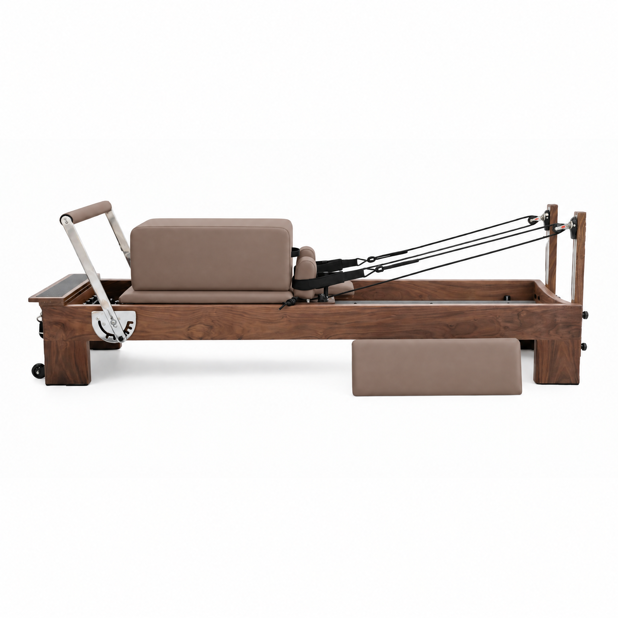 Walnut Sienna Reformer in Beige