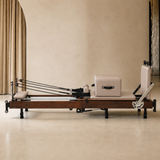 Sienna Folding Reformer 2.0 Walnut in Latte