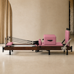 Sienna Folding Reformer 2.0 Walnut in Pink